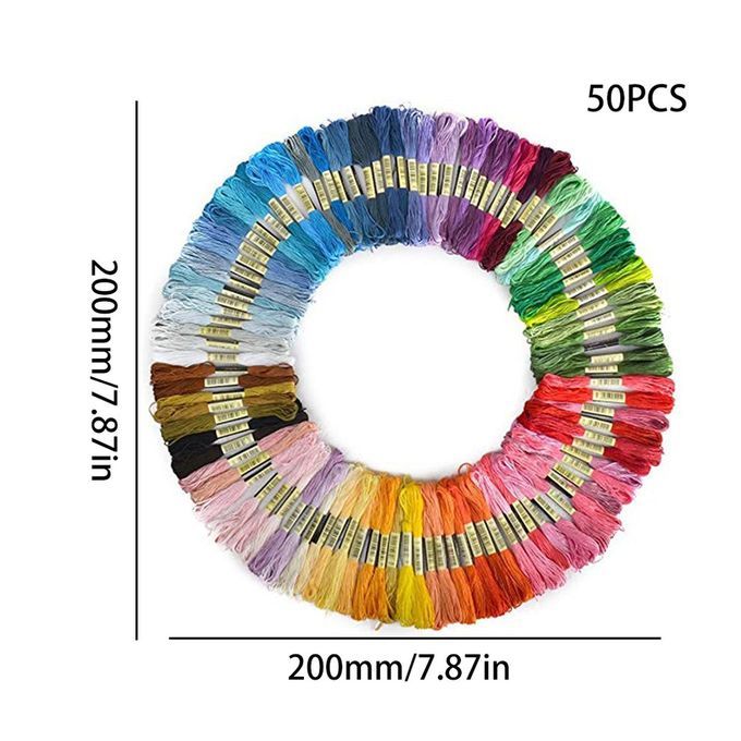 Hand-embroidered Weave  Ross Stit H Thread Polyester  Otton Embroidery Thread-   Olor