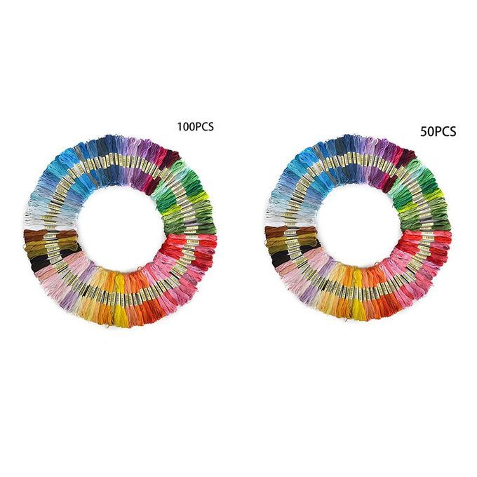 Hand-embroidered Weave  Ross Stit H Thread Polyester  Otton Embroidery Thread-   Olor