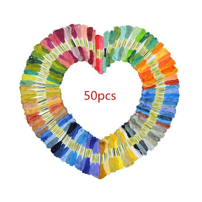 Hand-embroidered Weave  Ross Stit H Thread Polyester  Otton Embroidery Thread-   Olor