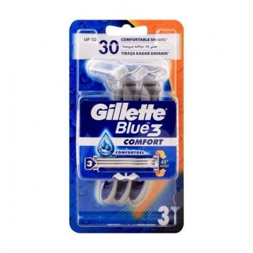 Blue 3 COMFORT Disposable Shaving Stick(3 In 1pack)