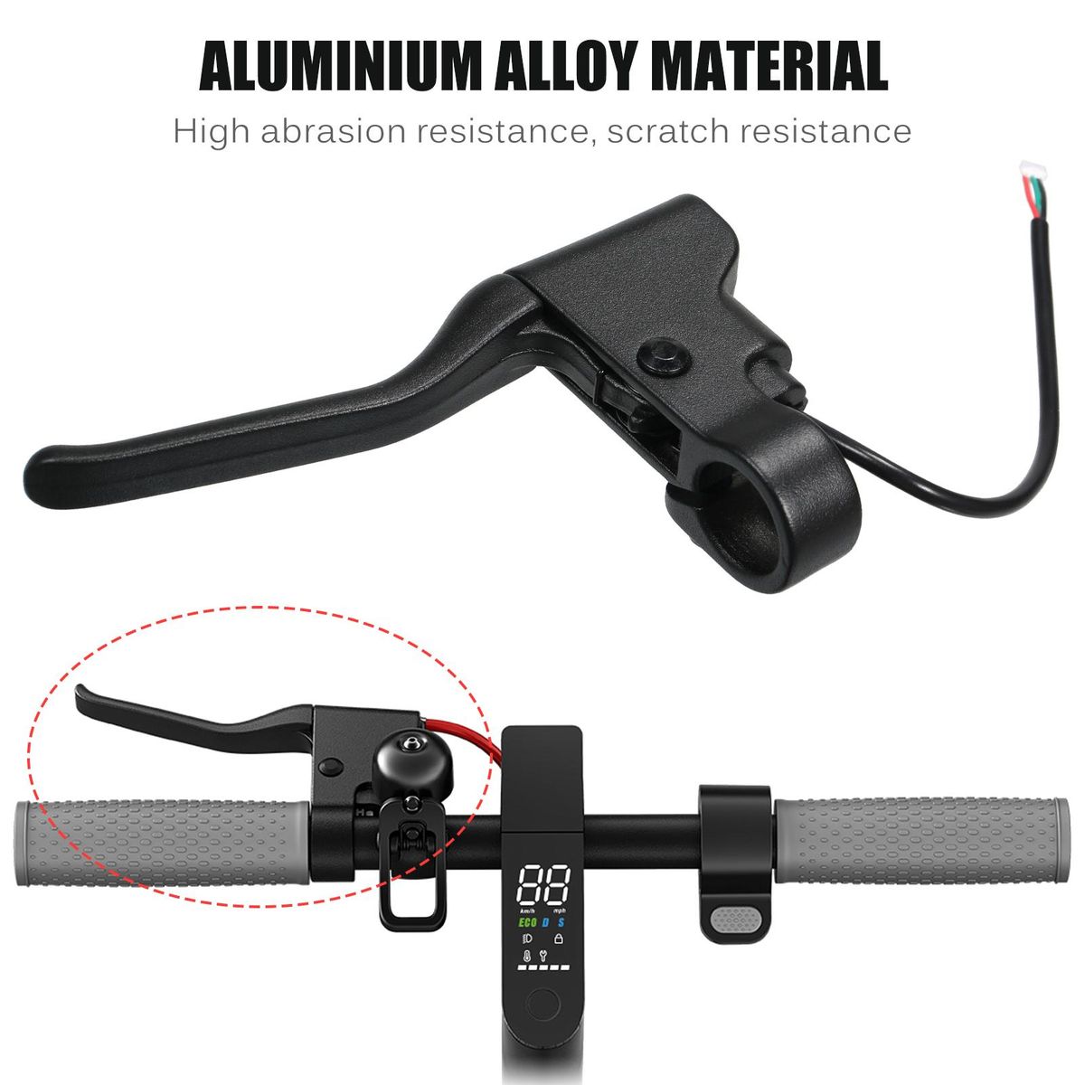 Brake Lever Aluminium Alloy Brake Handle Hand Brake Lever for Xiaomi M365/Pro Electric Scooters