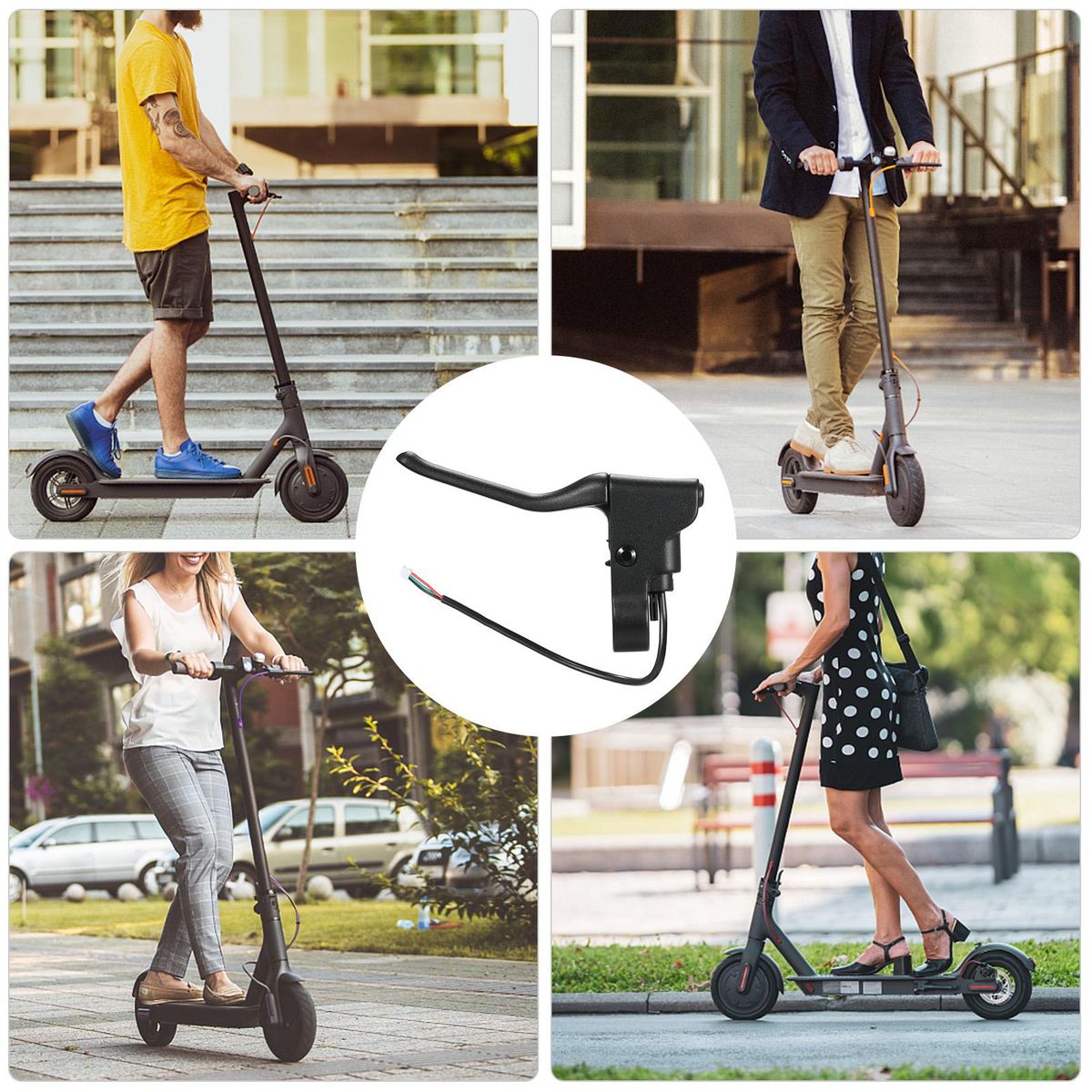 Brake Lever Aluminium Alloy Brake Handle Hand Brake Lever for Xiaomi M365/Pro Electric Scooters