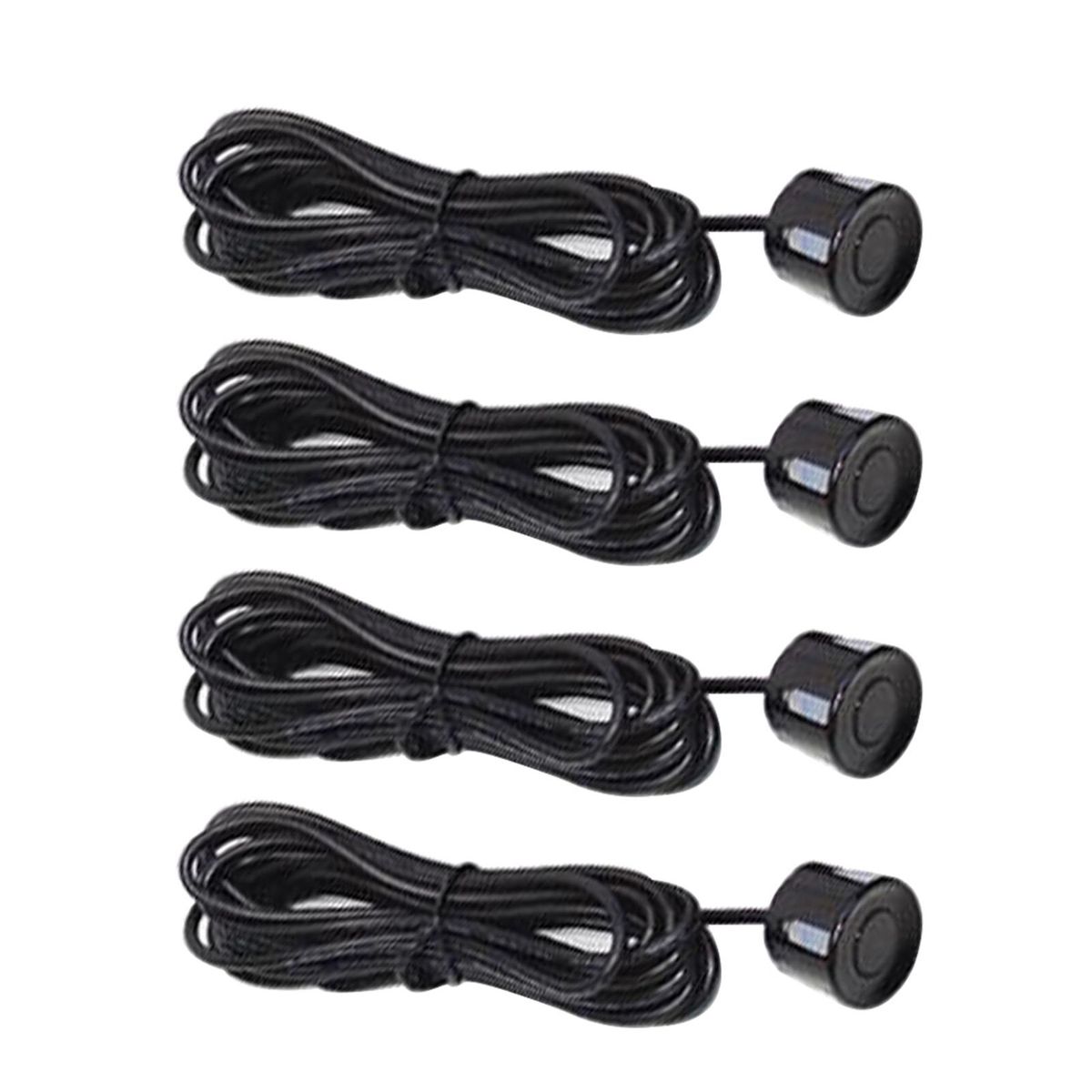 Car Reverse Parking Radar System Car Parking Reverse Backup Radar Sound Alert Backing Radar with 4 Parking Sensors