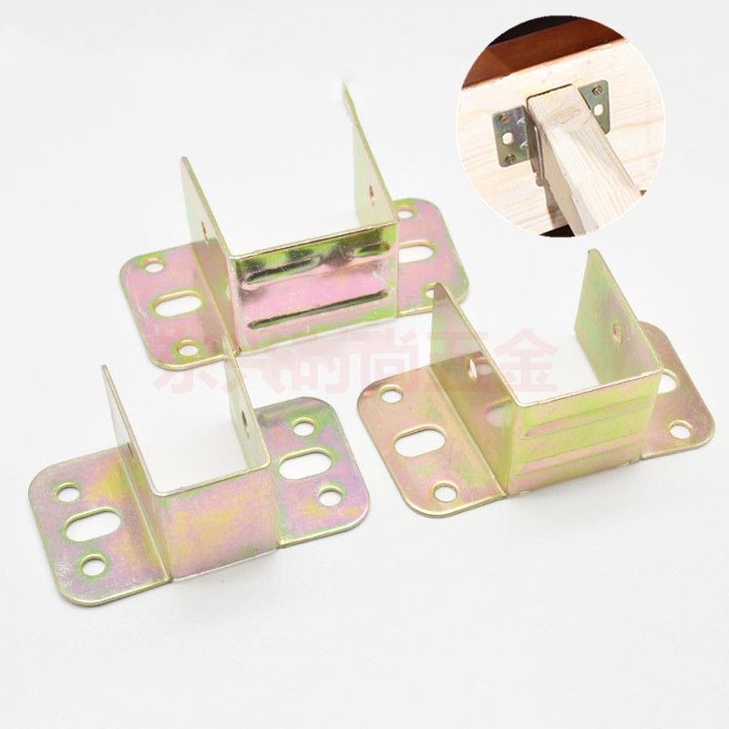 8pcs Bed Beam Support Metal Stand Wooden Fixed Connector