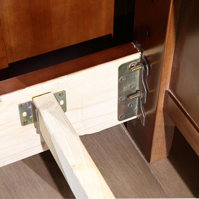 8pcs Bed Beam Support Metal Stand Wooden Fixed Connector