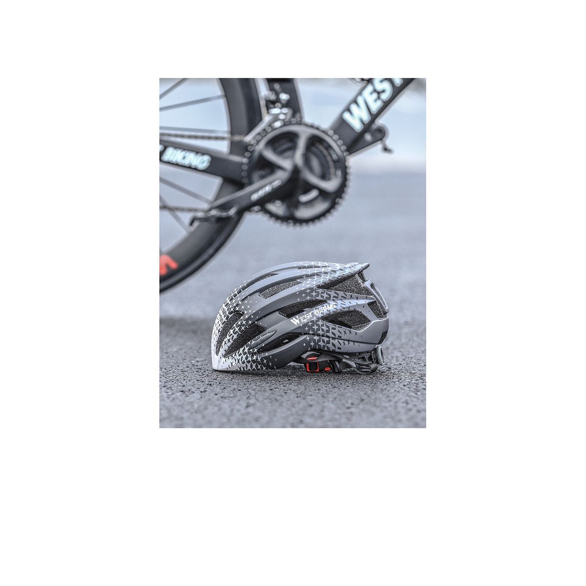 Bike Helmet Detachable Magnetic Goggles Removab