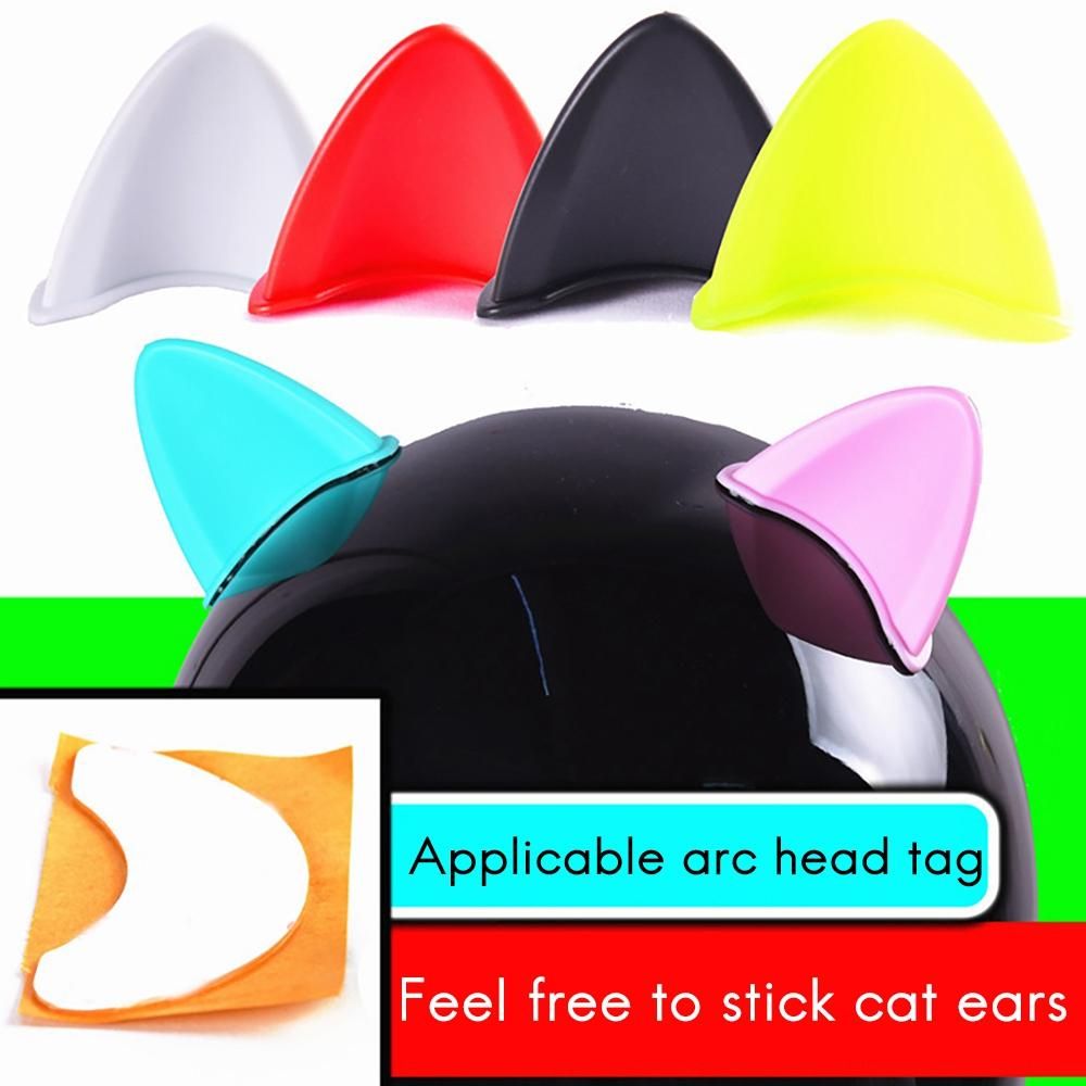 2Pcs Helmet Decoration Ears Kids Helmet Decoration Stickers