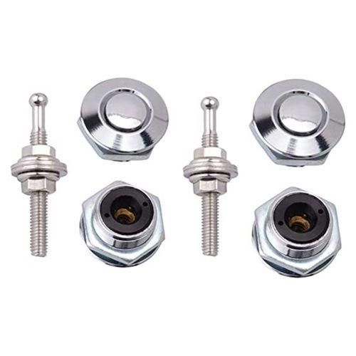 Long Push Button Quick Release Hood Pins Bonnet Lock Clip