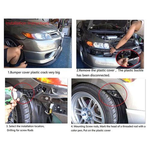 Long Push Button Quick Release Hood Pins Bonnet Lock Clip