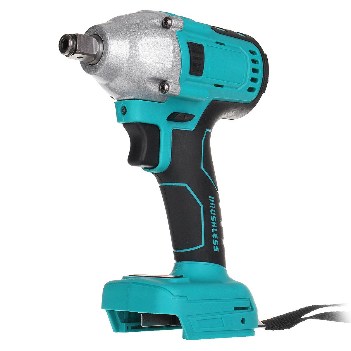 320N.m Cordless Brushless Impact Wrench Drill Drive Machine For Blue+Black C