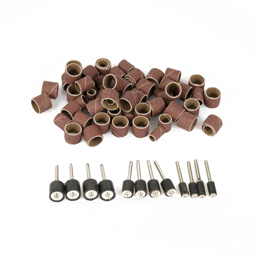 132pcs Drum Sanding Kit Abrasive Sleeve Kit 80 Grit