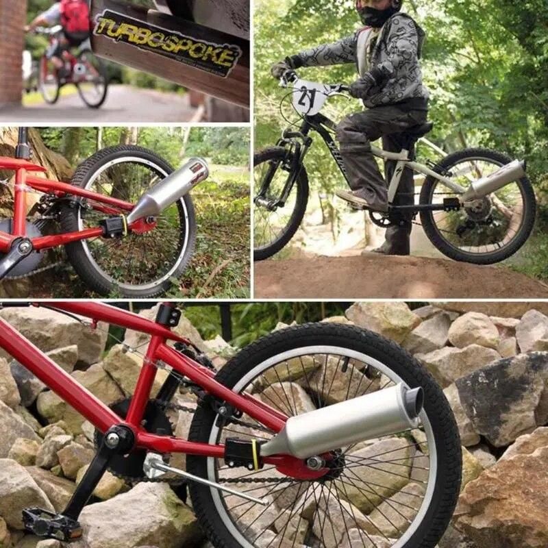Bike Tools Turbine Motorcycle Bicycle Exhaust Pipe Sound Wild Motorcycle Effects Cycling Tools For BMX Mountain Bike