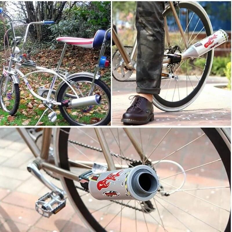 Bike Tools Turbine Motorcycle Bicycle Exhaust Pipe Sound Wild Motorcycle Effects Cycling Tools For BMX Mountain Bike