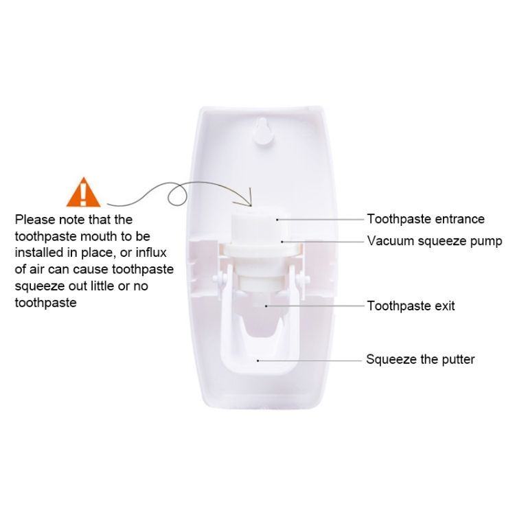 Automatic Toothpaste Dispenser Set With 5 Toothbrush Holder