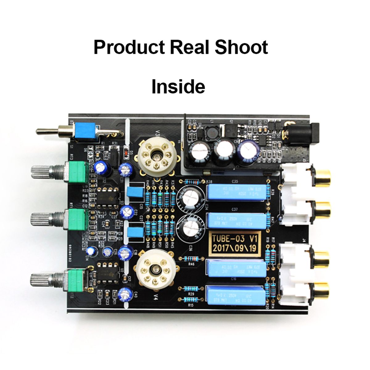 TUBE-03 Mini HiFi Audio Preamplifier 6K4 Vacuum Tube