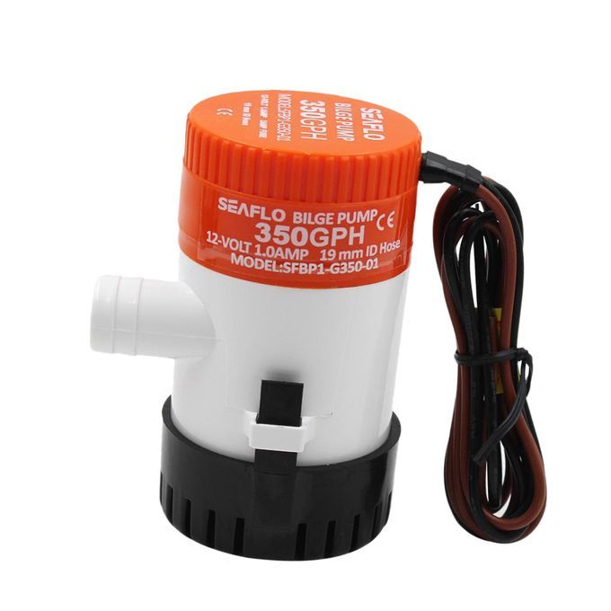 For SEAFLO 12V 350GPH Marine Boat Submersible Bilge Water Pump SFBP1