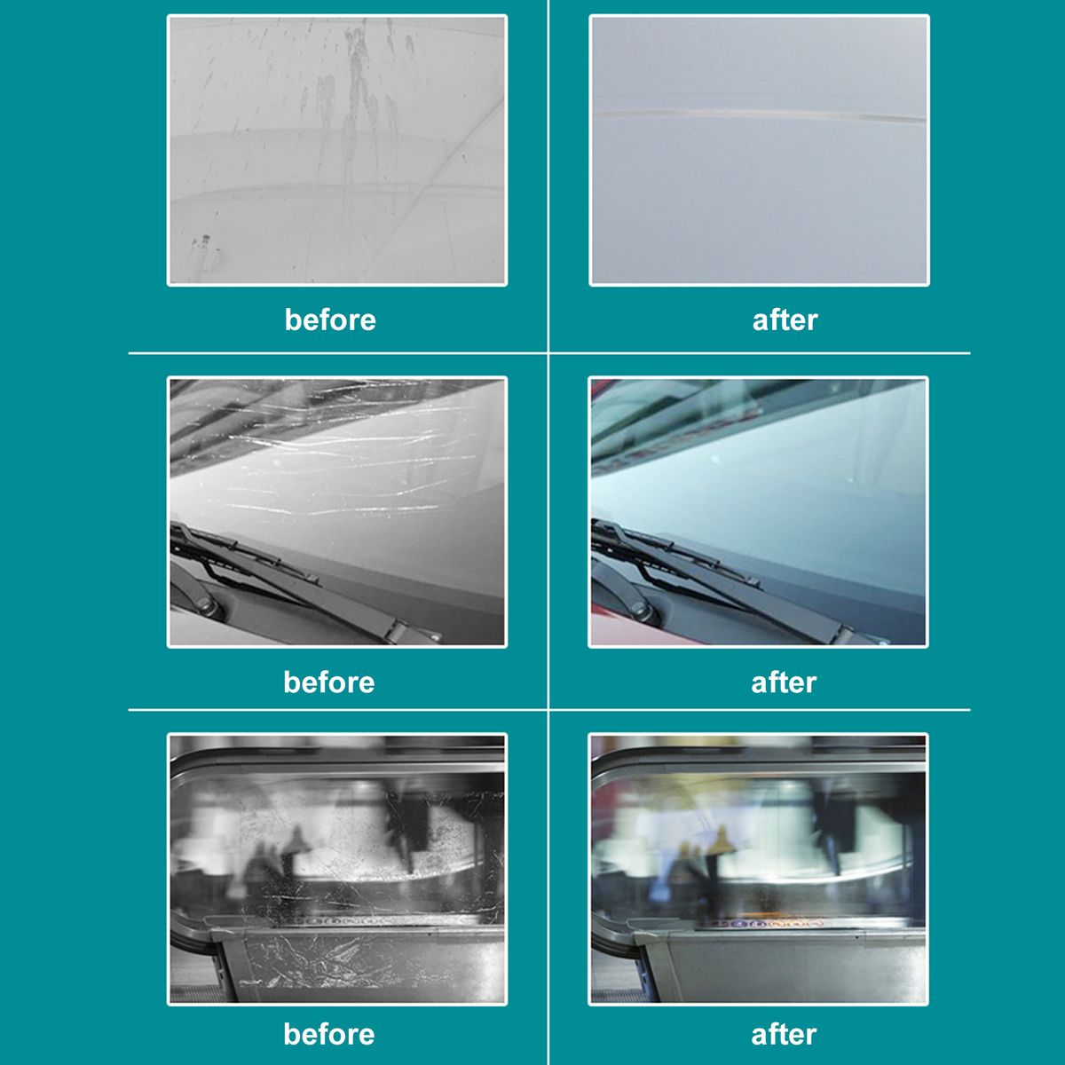 Car Windshield Repair Kit  Glass Scratch Crack Restore