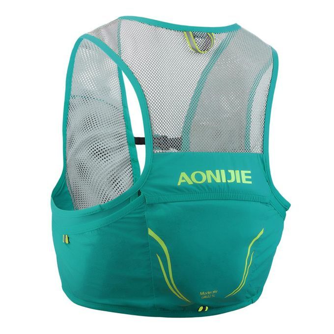 Breathable Women Men Running Vest Marathoner Trail Running Green S M