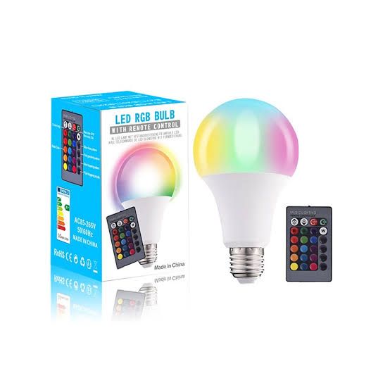 RGB Colours Led Bulb ScrewHead 7w
