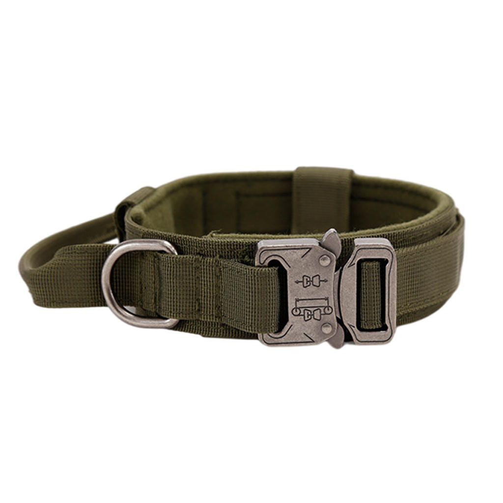 Pets Neck Belt Adjustable Nylon Dog Dark :42-54