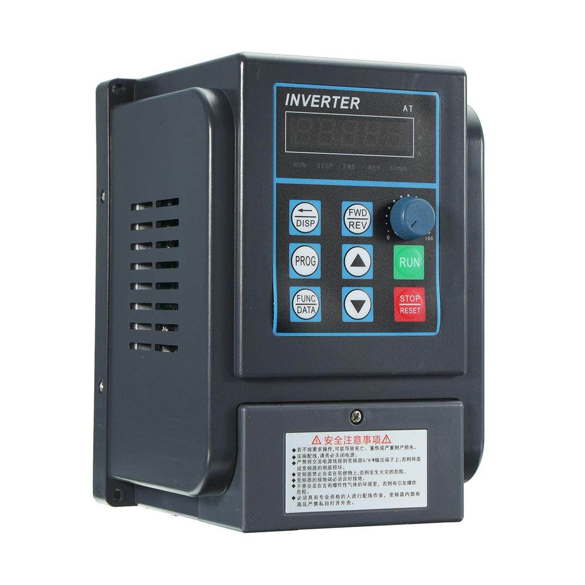 1.5KW Single 220V Input To 3 Phase 380V Output Variable Frequency Drive Inverter