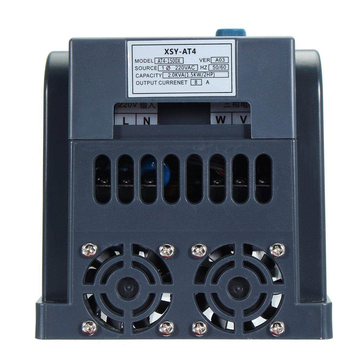 1.5KW Single 220V Input To 3 Phase 380V Output Variable Frequency Drive Inverter
