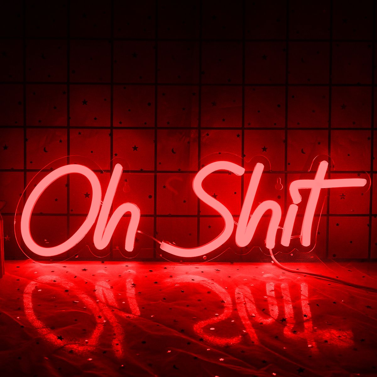 Ineonlife LED Neon Lights Funny Text Street Wall Art Neon