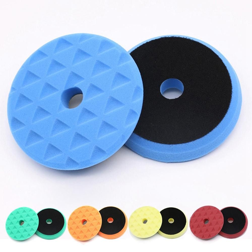 Polishing Pads 5Pcs/Set 6 Inch Backing Plate Compound Sponge Pads Kit for Car Buffer Polisher
