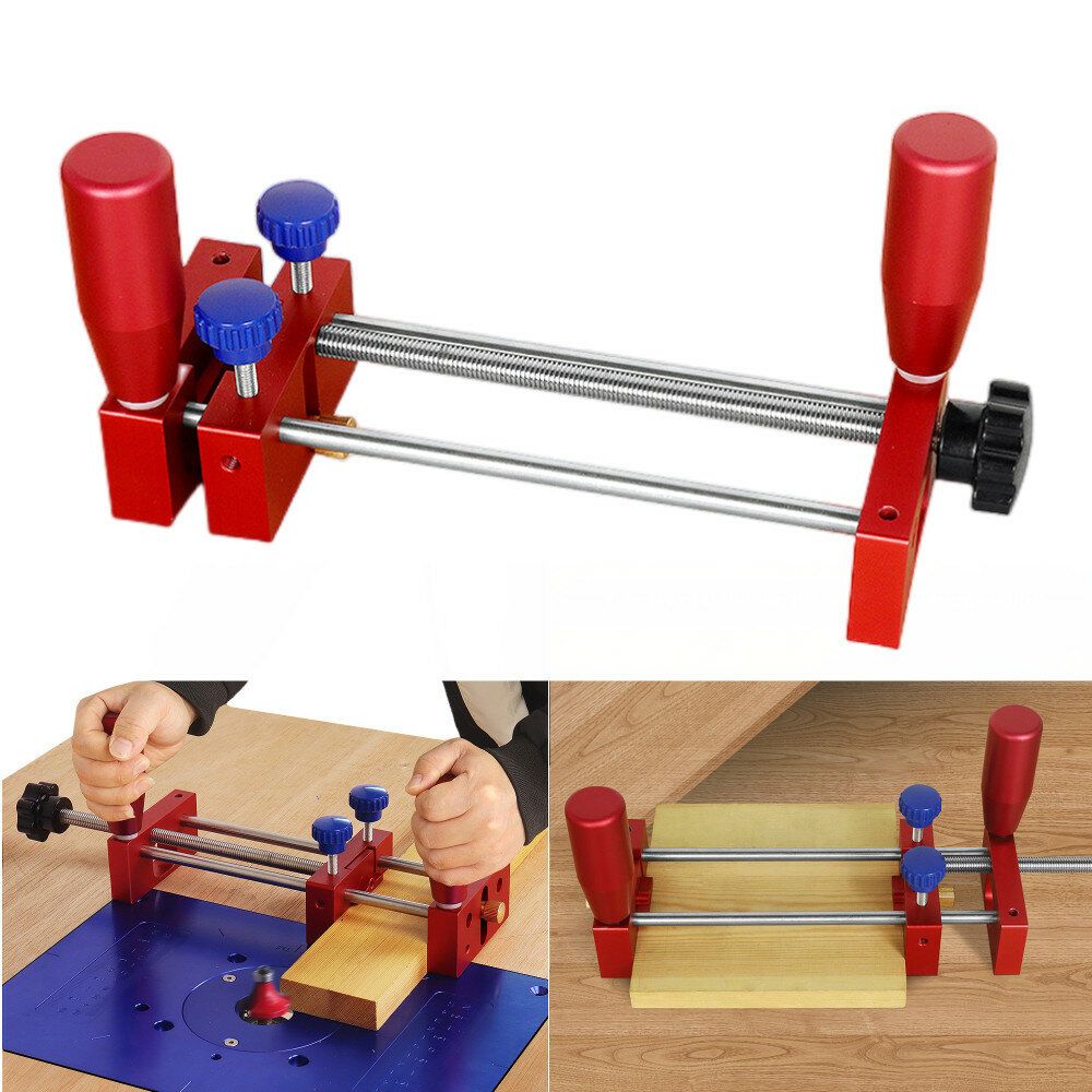 Woodworking Manal Push Rail Guide Coping Sled Tenoning