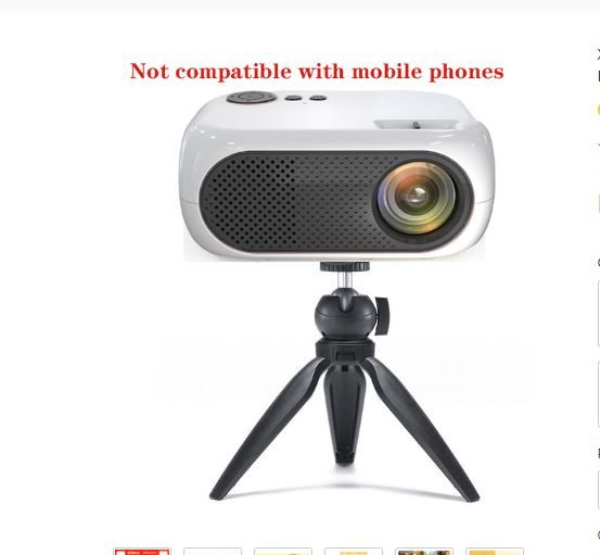 XIDU Mini Projector Support 1080P Full HD Native