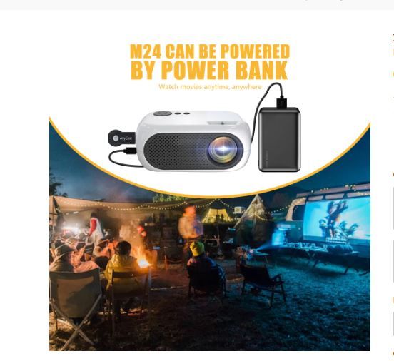 XIDU Mini Projector Support 1080P Full HD Native