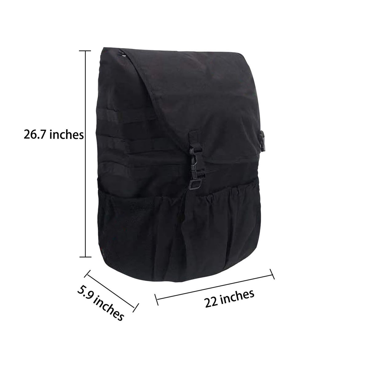 Spare Tire Trash Bag Backpack Cargo Storage Bag Tool Gear