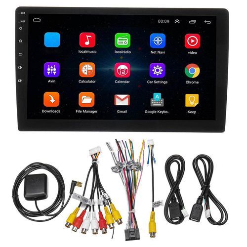 2+32G 10 Inch Auto Car Radio Player Adjustable Touchscreen Wifi Car Stereo 1Din Car GPS Navigation Android 8.0 Not Specified