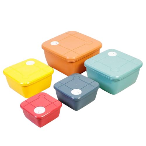 5in1 Freezer/Microwave Storage Plastic Container