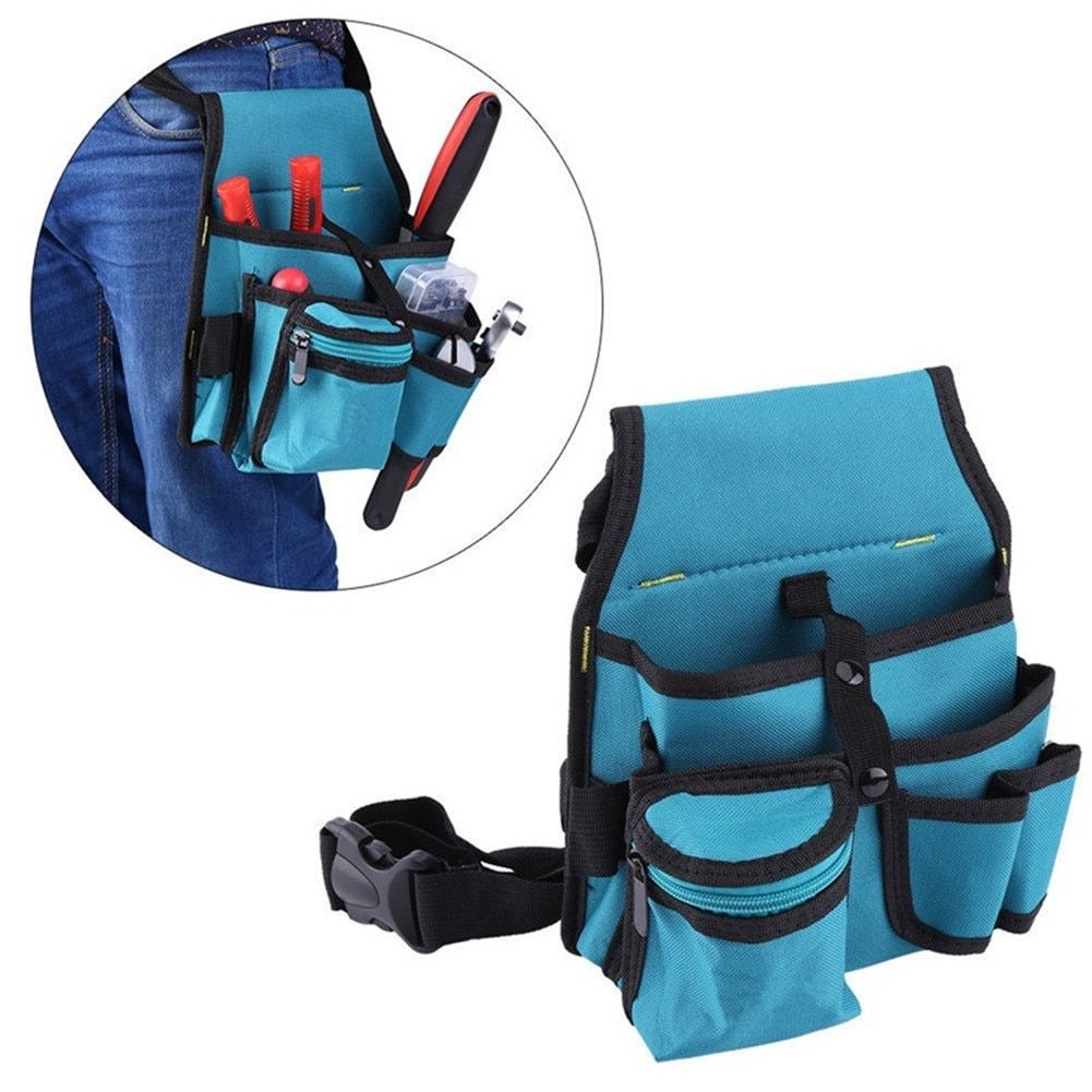 Electrician Tools Bag Waist  Belt Storage Organizer Oxford Cloth Electrical Kit Thicken Multi Pockets Tools Waist Pack