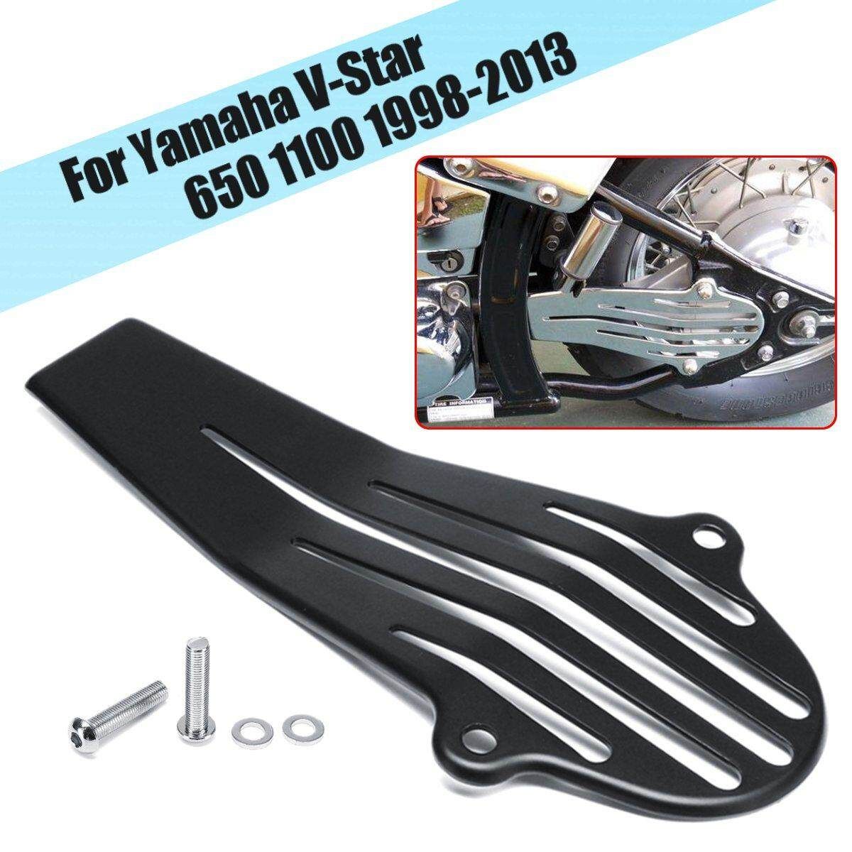 Black Metal Plate Drive Shaft Cover For Yamaha V-Star 650 1100 1998-2013 Black