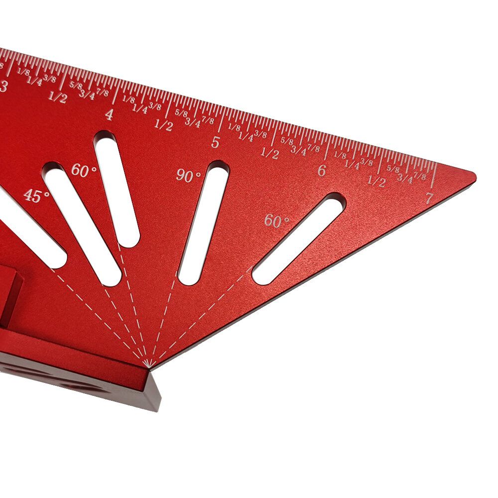 Mohoo Aluminum Alloy Woodworking Saddle Layout Square Gauge