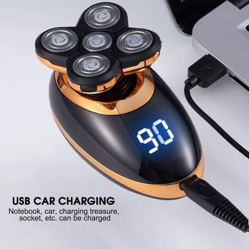 Rechargeable 5 Heads Ll Head Men's Cordless Hair Clipper