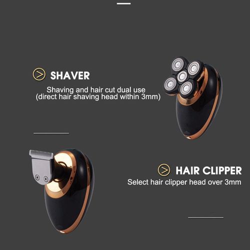 Rechargeable 5 Heads Ll Head Men's Cordless Hair Clipper