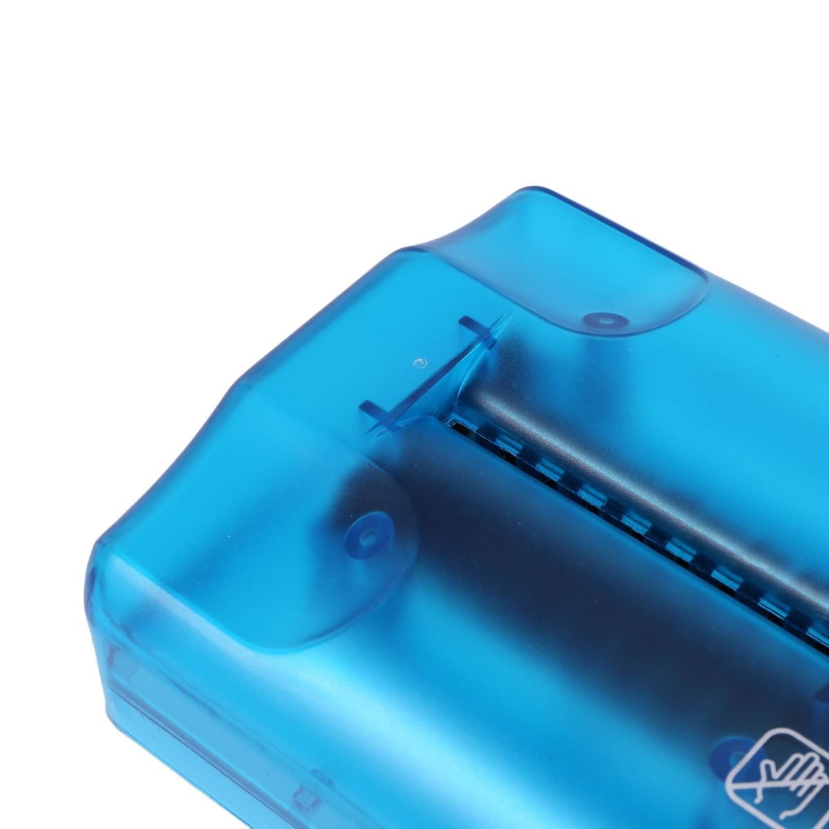 Mini Blue Shredder Crusher Destroyer Paper Documents