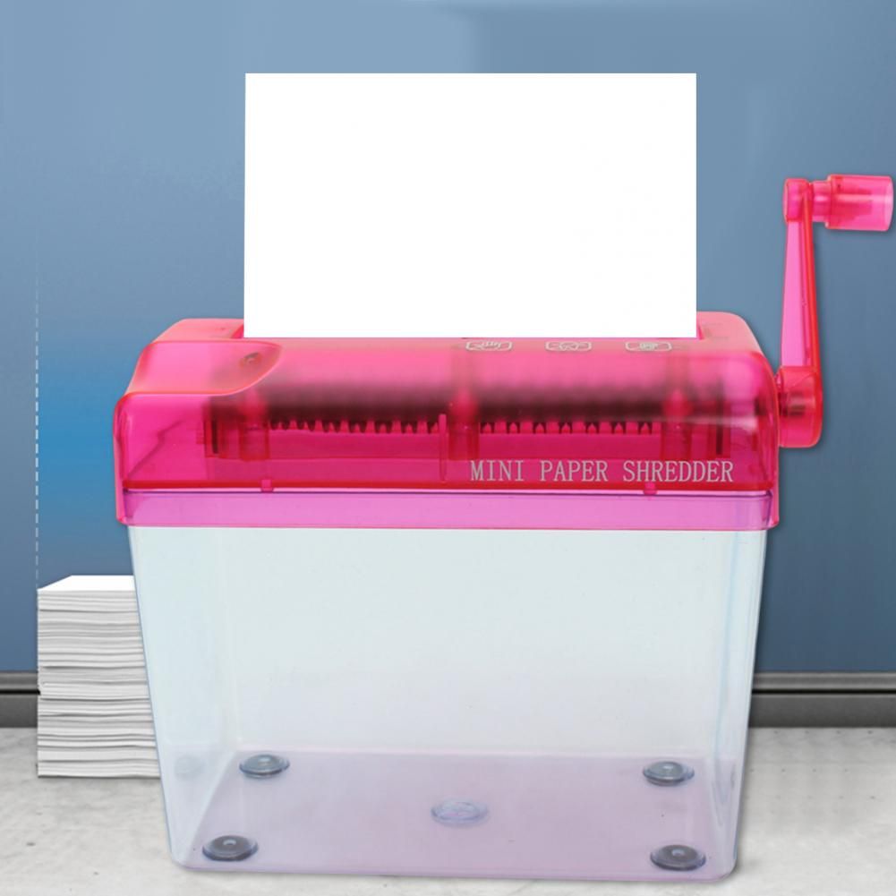 Document Shredder Useful Hand Shredder Paper Cutting Machine