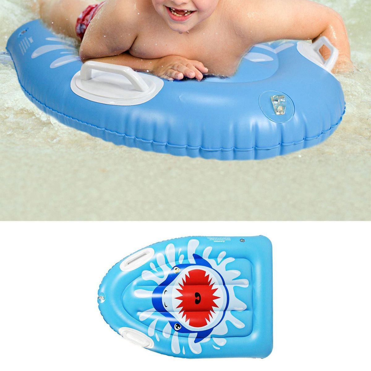 Inflatable Surfboard Surfing Swimming Floating Mat Kids