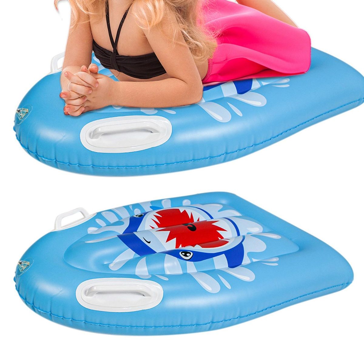 Inflatable Surfboard Surfing Swimming Floating Mat Kids