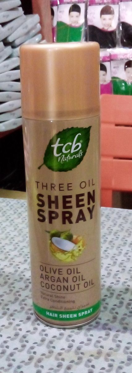 THREE OIL SHEEN SPRAY, HAIR OIL SHEEN SPRAY