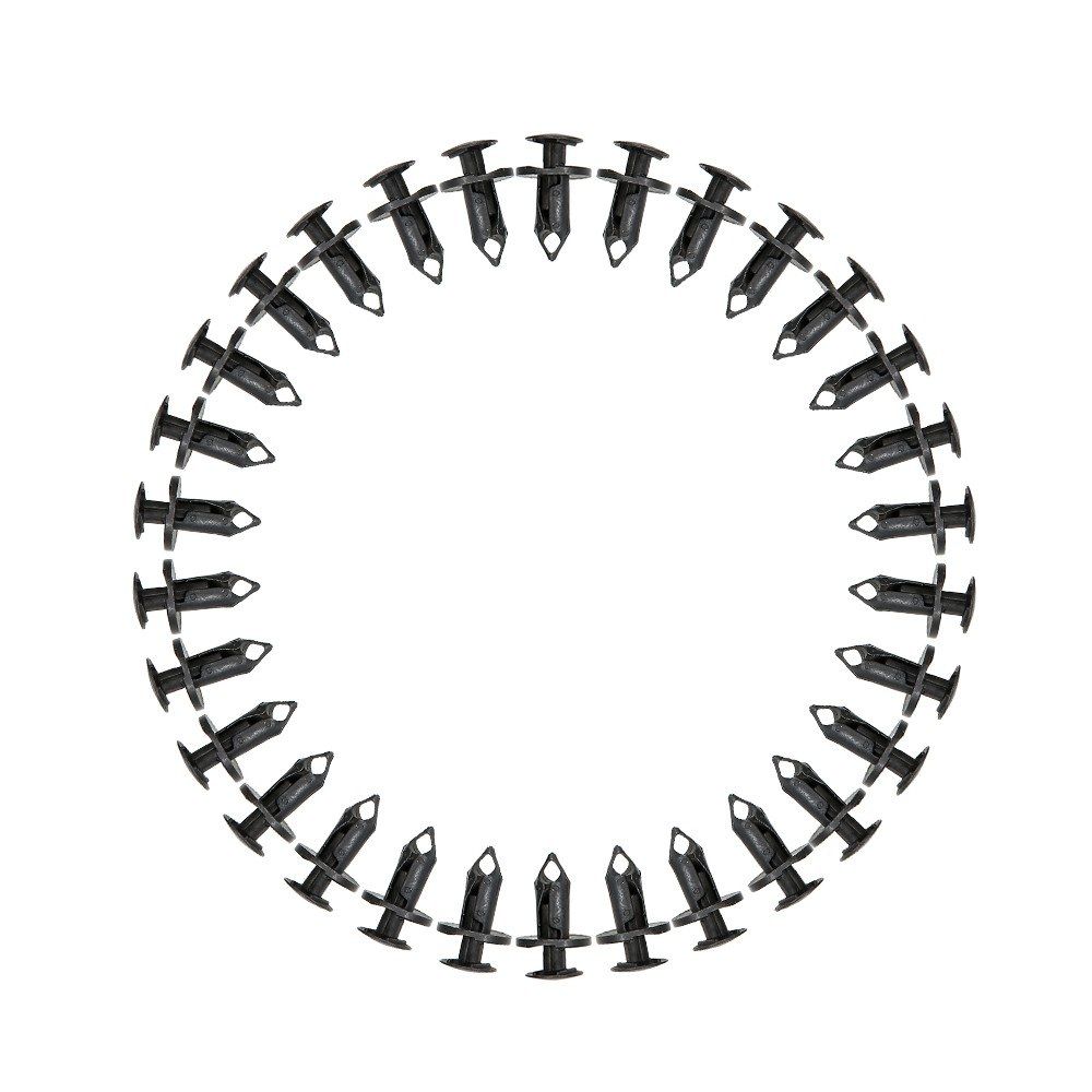 Nylon Bumper Fasteners Fender Rivet Clips 30PCS 8mm