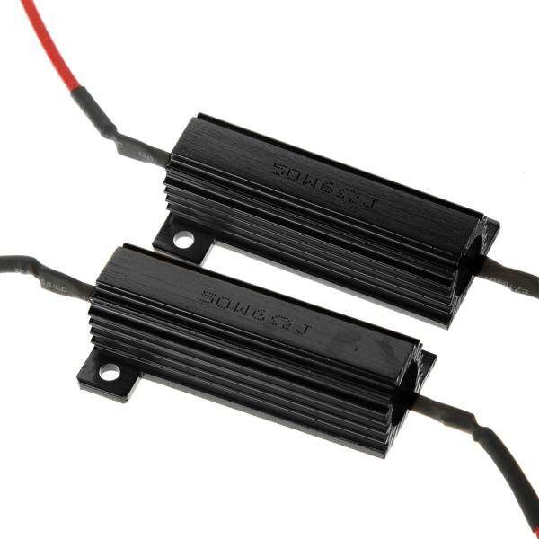50W 6&Omega; Black Load Resistor LED Turn Signals Indicator Light Flash Rate