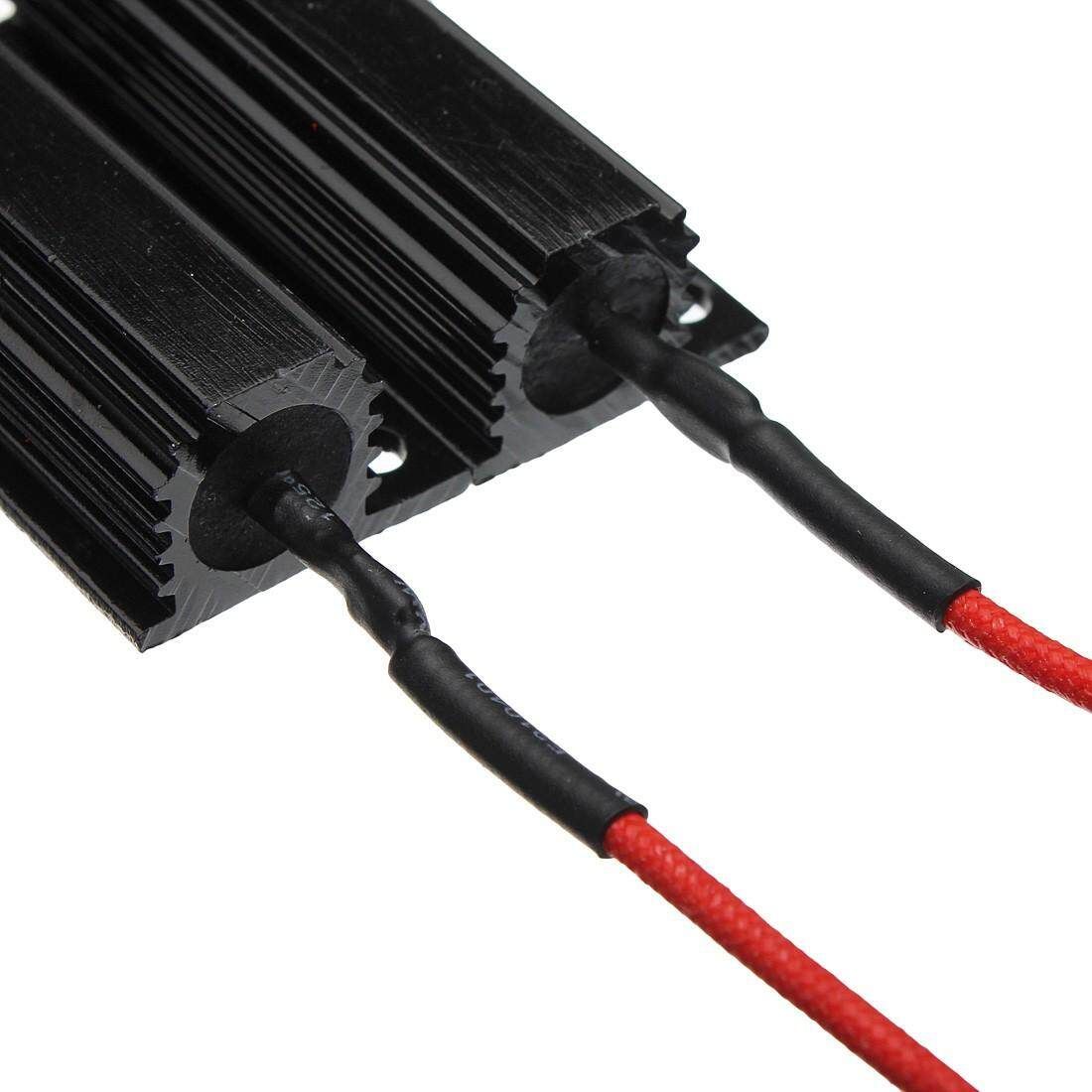 50W 6&Omega; Black Load Resistor LED Turn Signals Indicator Light Flash Rate