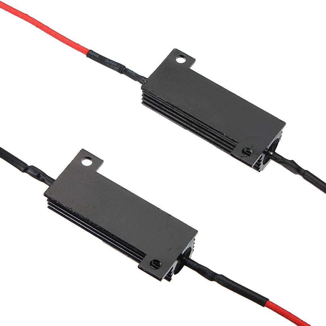 50W 6&Omega; Black Load Resistor LED Turn Signals Indicator Light Flash Rate