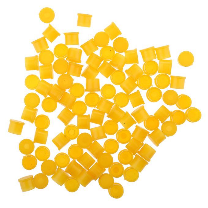 100x Plastic Covers Dustproof Dust Cap For SMA RPSMA Female RF