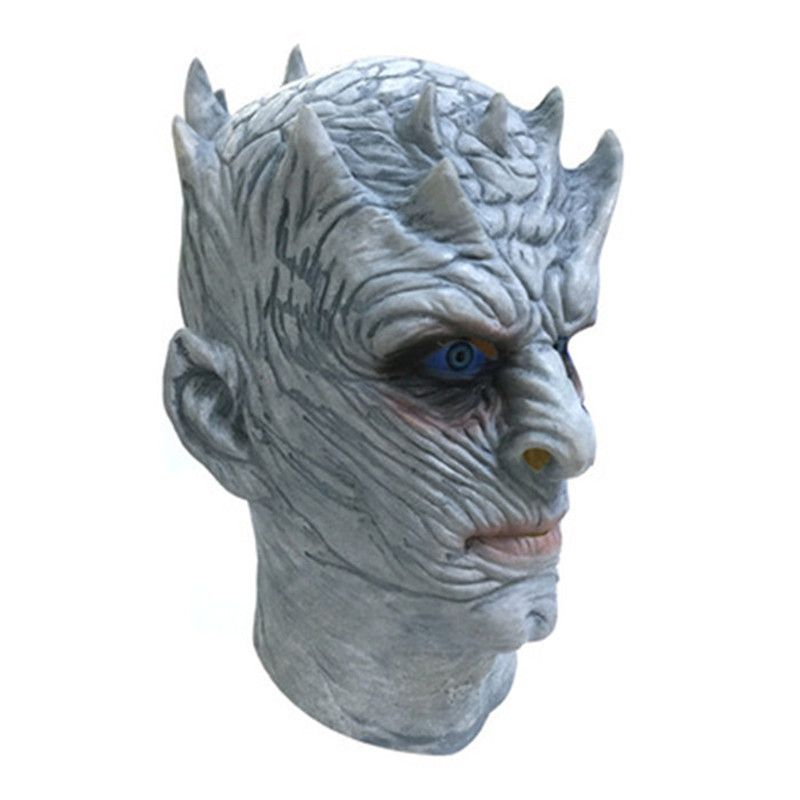 Movie Thrones Night King Mask Halloween Realistic Scary